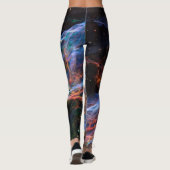 Veil Nebula Supernova Remnants Hubble Telescope Leggings (Achterkant)