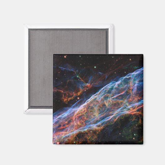 Veil Nebula Supernova Remnants Hubble Telescope Magneet (Voorkant / Achterkant)