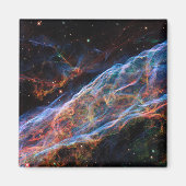 Veil Nebula Supernova Remnants Hubble Telescope Magneet (Voorkant)