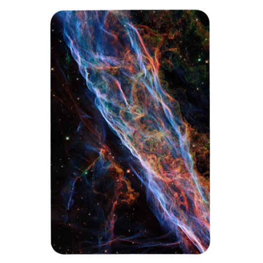 Veil Nebula Supernova Remnants Hubble Telescope Magneet (Verticaal)