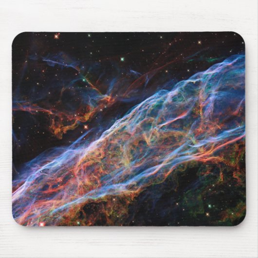 Veil Nebula Supernova Remnants Hubble Telescope Muismat (Voorkant)