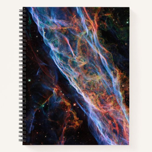 Veil Nebula Supernova Remnants Hubble Telescope Notitieboek (Voorkant)