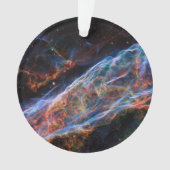 Veil Nebula Supernova Remnants Hubble Telescope Ornament (voorkant)