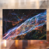 Veil Nebula Supernova Remnants Hubble Telescope Raamsticker (Vel 2)