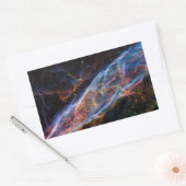 Veil Nebula Supernova Remnants Hubble Telescope Rechthoekige Sticker (Envelop)