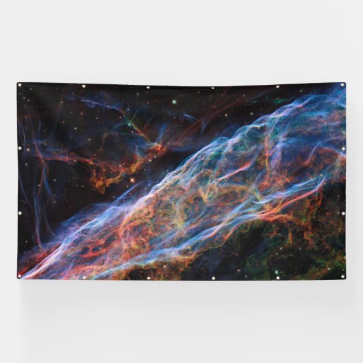 Veil Nebula Supernova Remnants Hubble Telescope Spandoek (Horizontaal)
