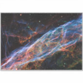 Veil Nebula Supernova Remnants Hubble Telescope Sticker (Voorkant)