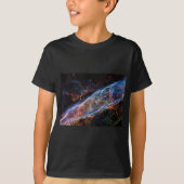 Veil Nebula Supernova Remnants Hubble Telescope T-shirt (Voorkant)