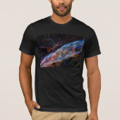 Veil Nebula Supernova Remnants Hubble Telescope T-shirt (Voorkant)