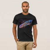 Veil Nebula Supernova Remnants Hubble Telescope T-shirt (Voorkant volledig)