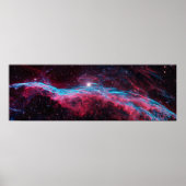 Veil Nebula, Witch's Broom, Astronomy Print, Space Poster (Voorkant)