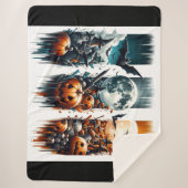 Veil van oktober - Drie nachten, drie schaduwen Sherpa Deken (Voorkant)