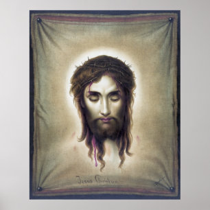 VEIL VAN VERONICA - JESUS CHRISTUS - 1876 POSTER