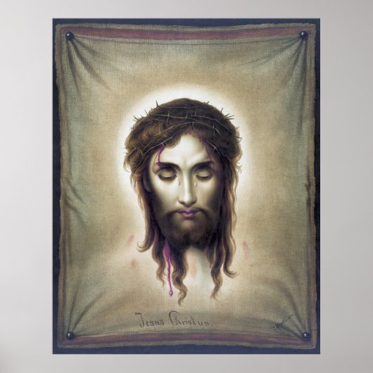 VEIL VAN VERONICA - JESUS CHRISTUS - 1876 POSTER (Voorkant)