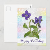 Veilchen Briefkaart (Voorkant / Achterkant)