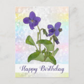 Veilchen Briefkaart (Voorkant)