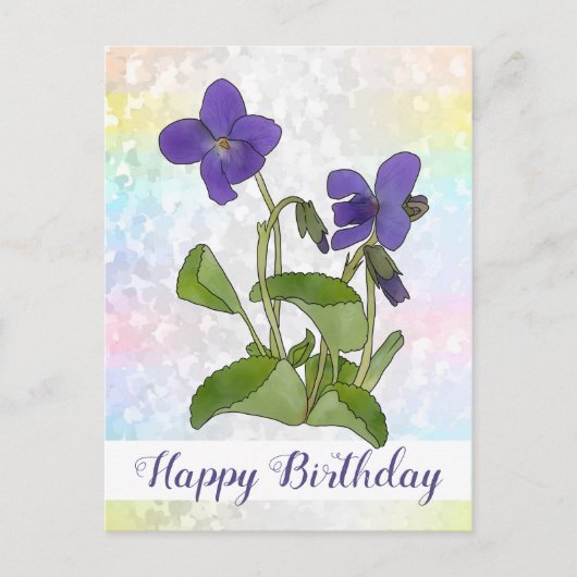 Veilchen Briefkaart (Voorkant)