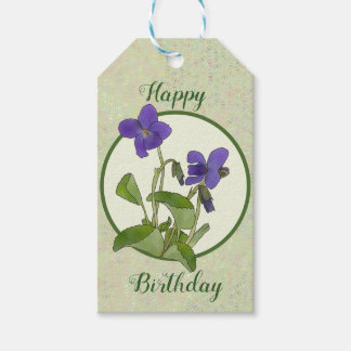 Veilchen Cadeaulabel
