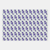 Veilchen Geschenkpapier Set Inpakpapier Vel (Voorkant 2)