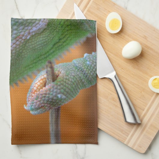 Veiled Chameleon Theedoek (Quarter Fold)