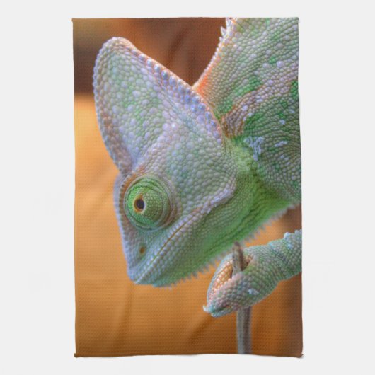 Veiled Chameleon Theedoek (Verticaal)