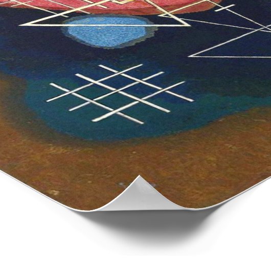 Veiled Glow, Kandinsky 1928 Poster (Hoek)