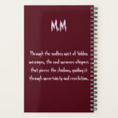 Veiled Guidance Planner – Mist of Messages (Achterkant)