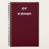 Veiled Guidance Planner – Mist of Messages (Voorkant)
