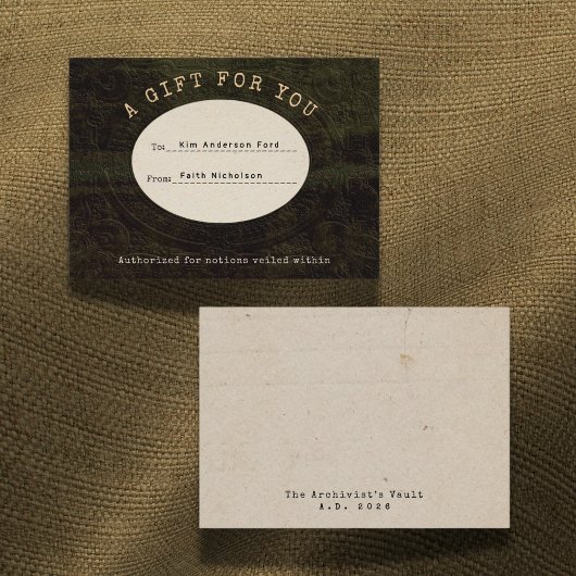 Veiled Notions Graduation Gift Card Insert Card Notitiekaartje