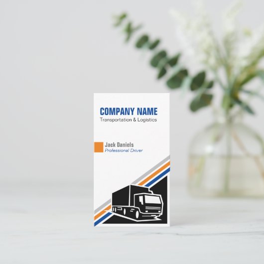 Veilen | Vervoer en logistiek Visitekaartje (Staand voorkant)