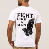 VEILIG ALS EEN MAN T-SHIRT (Achterkant)