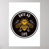 Veilig als het leven poster (Voorkant)