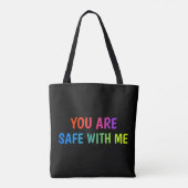 Veilig Bij Mij – Pride Ally Tote Bag (Achterkant)