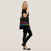 Veilig Bij Mij – Pride Ally Tote Bag (Op model)