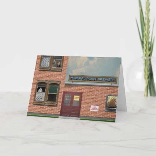 'Veilig blijven in de brouwerij tijdens het maken Kaart (Voorkant)