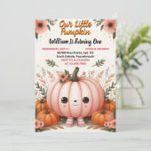 Veilig Boerderij Kind Onze kleine pompoen draait e Kaart (Staand voorkant)