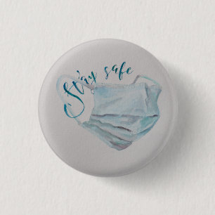 Veilig chirurgisch masker ronde button 3,2 cm