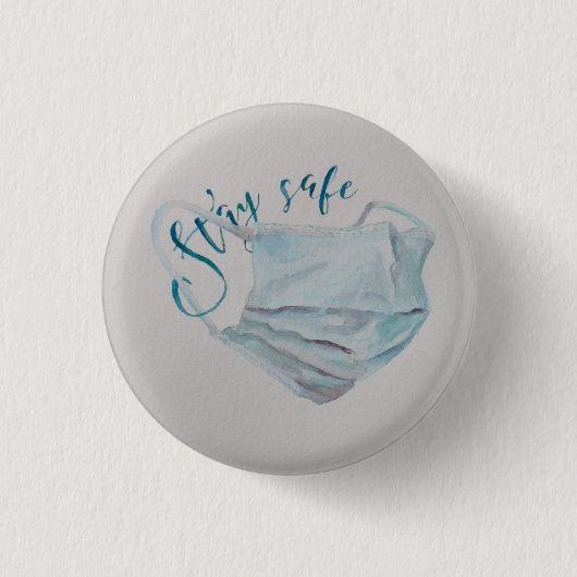 Veilig chirurgisch masker ronde button 3,2 cm (Voorkant)