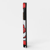 veilig de tas zwarte santa Case-Mate iPhone case (Achterkant/links)