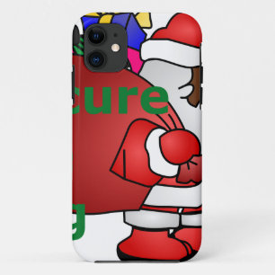 veilig de tas zwarte santa Case-Mate iPhone case