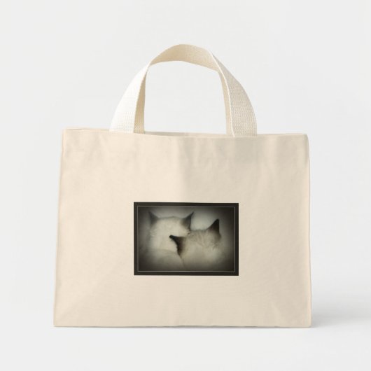 veilig en geluid mini tote bag (Voorkant)