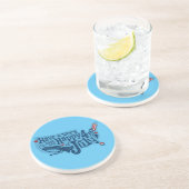 Veilig en gelukkig 4 juli zandsteen onderzetter (Zijkant)