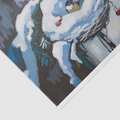 Veilig en gezond, winter vogelnest tissuepapier (Detail)