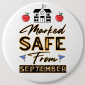 Veilig gemarkeerd vanaf september Button (Voorkant)