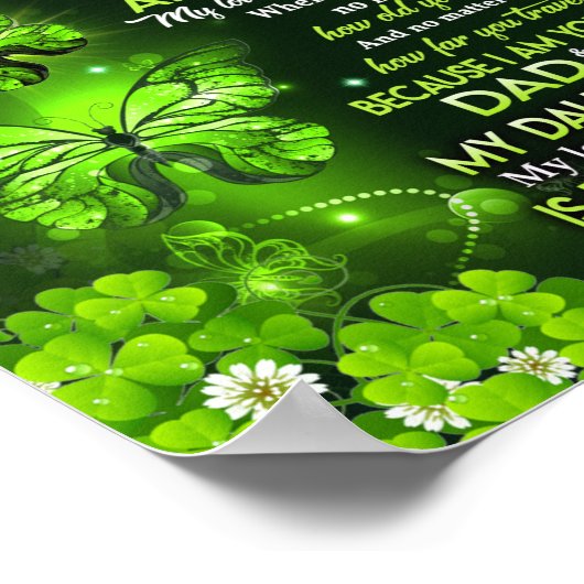 VEILIG GOED EN GEWELDIG - OP MIJN DAGEN - DAD POSTER (Hoek)