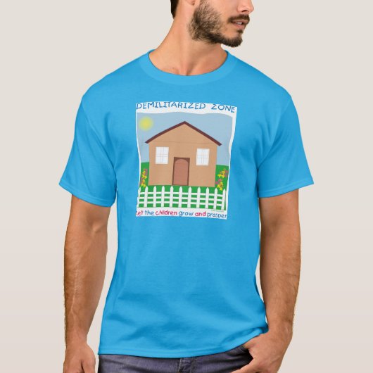 Veilig huis Gedemilitariseerde zone redt de kinder T-shirt (Voorkant)