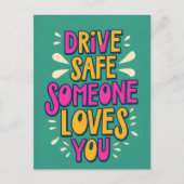 Veilig iemand houdt van je briefkaart (Voorkant)