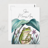 Veilig in de armen van mama briefkaart (Voorkant / Achterkant)