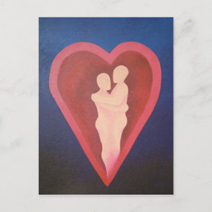 Veilig in de Embrace of Real Love Briefkaart