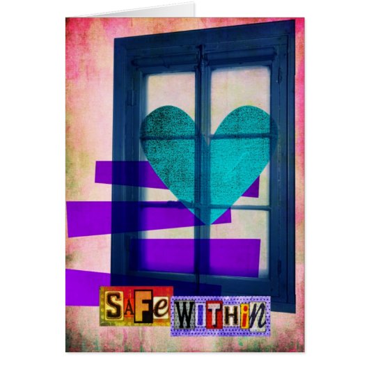 Veilig in digitale collage (Voorkant)